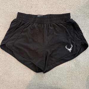 Bucked Up Women's Athletic Lounge Shorts with Deer Logo